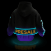 Acidbart Hoodie Black Purple